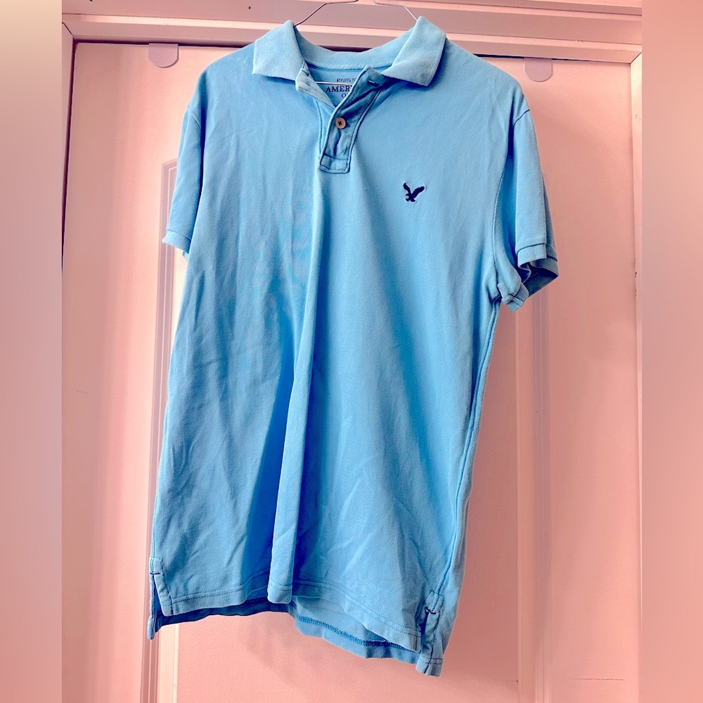 Men’s American Eagle polo Athletic Fit shirt size small